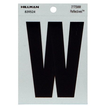 HILLMAN 3" Blk W Thin Adhesive 839524